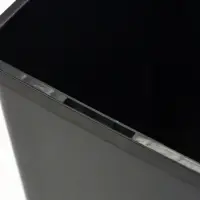 Горшок для рассады, 2 л, 12&times;12&times;17 см, пластик, чёрный