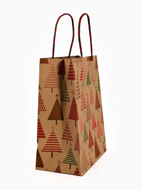 Набор подарочных пакетов &laquo;Новогодний&raquo;, 3 шт,  25&times;4&times;30.5 см, 30&times;40&times;11,5 см, 18&times;23&times;10 см