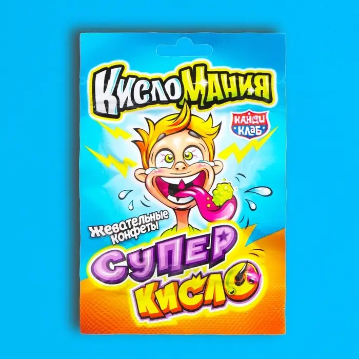Жевательные конфеты "Кисломания Супер Кисло" 13г
