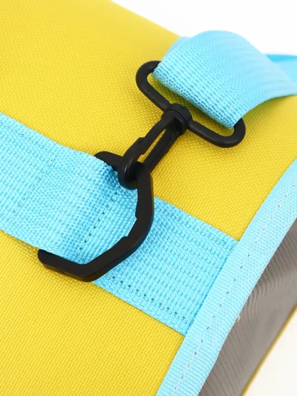 Сумка - переноска каркасная &laquo;Кошачий вид&raquo;, 41&times;27&times;25 см, жёлтая, бирюзовая