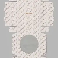Коробка подарочная самосборная с окном Only for you, 11.5&times;11.5&times;3 см