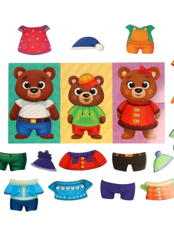 Dress up velcro puzzle 4 in 1 Dress up velcro puzzle 4 in 1