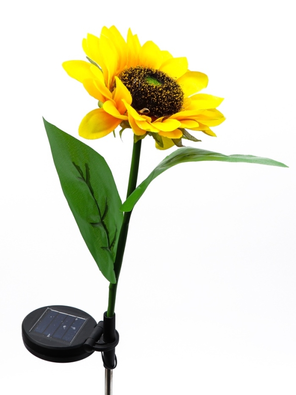 Штекер с подсветкой  Штекер с подсветкой "Подсолнух" 15х5см/65см