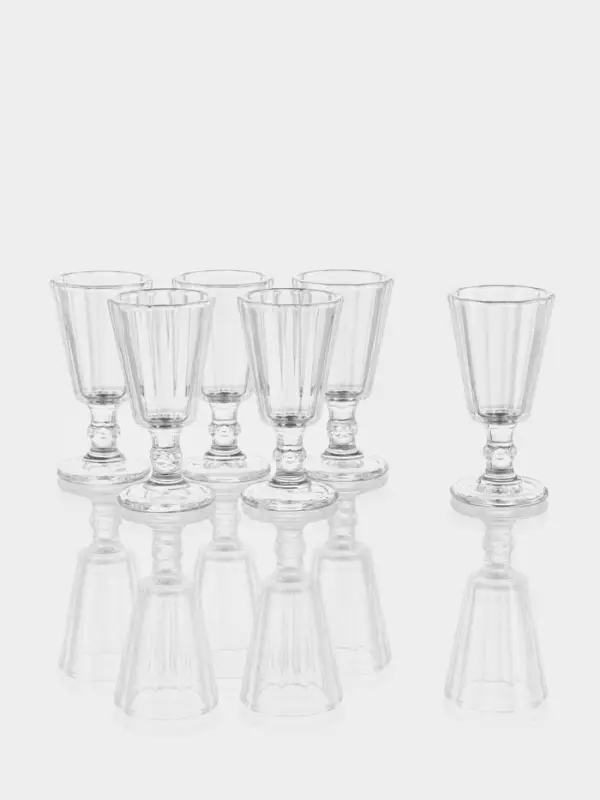 Набор стеклянных рюмок, 25 мл, d=4 см, h=8 см