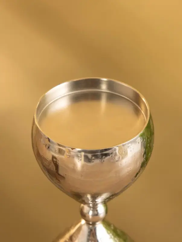 Подсвечник  Подсвечник "Песочные часы" алюминий 8,5х19 см, цв. серебро