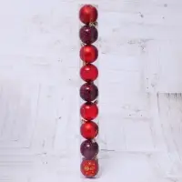 Ёлочные шары &laquo;Авива&raquo;, d=6 см, набор 9 шт., красные