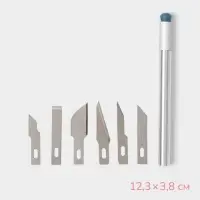 Стеки для моделирования кондитерских украшений, 7 предметов, нержавеющая сталь