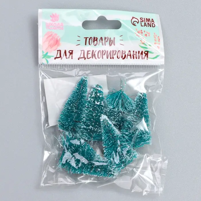 Декор для творчества «Ёлка», в наборе 6 шт., размер 1 шт. — 3,5 × 2 × 2 см Декор для творчества «Ёлка», в наборе 6 шт., размер 1 шт. — 3,5 × 2 × 2 см