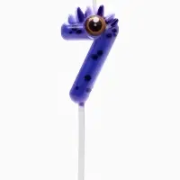 Свеча для торта цифра 7 «Зверюшки», 5 см Свеча для торта цифра 7 «Зверюшки», 5 см