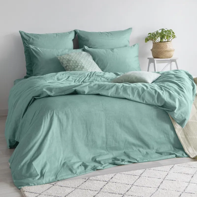 Постельное белье 2сп меланж (нав. 70х70 2 шт.), Emerald 775859