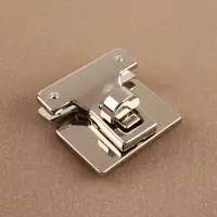 Застёжка для сумки, 3.3&times;3.3 см, цвет серебряный