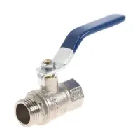 Кран шаровой ZEIN engr, нр/вр 1/2", PN 4, для холодной воды, 5-45&deg;С, рычаг, цинк