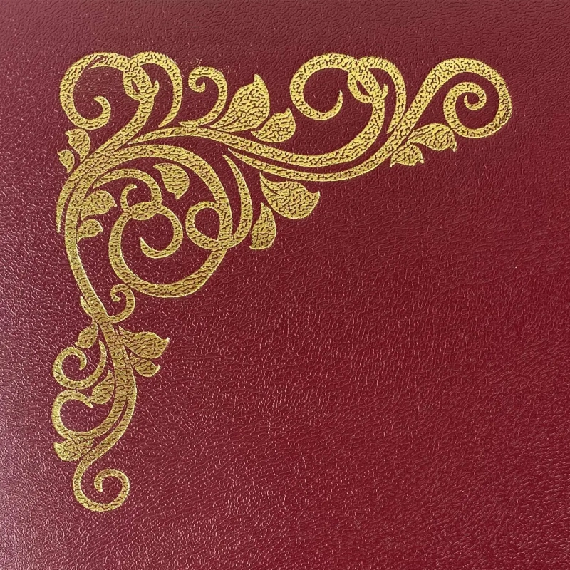 Папка адресная б/в бордо 15А002 Поздравляем /10/ 15А002_б