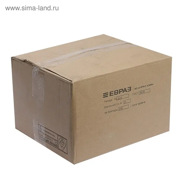 Гвозди ТУНДРА, строительные, ГОСТ 4028-63, без покрытия, 4&times;120 мм, 25 кг