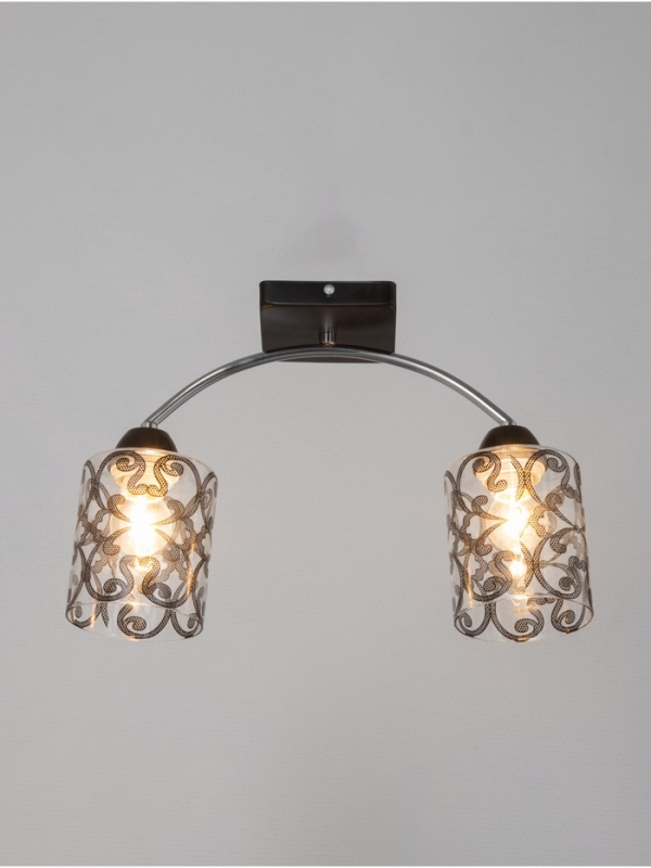 Люстра 1111/2CR E27 40Вт хром 35х10х28 см BayerLux Люстра 1111/2CR E27 40Вт хром 35х10х28 см BayerLux