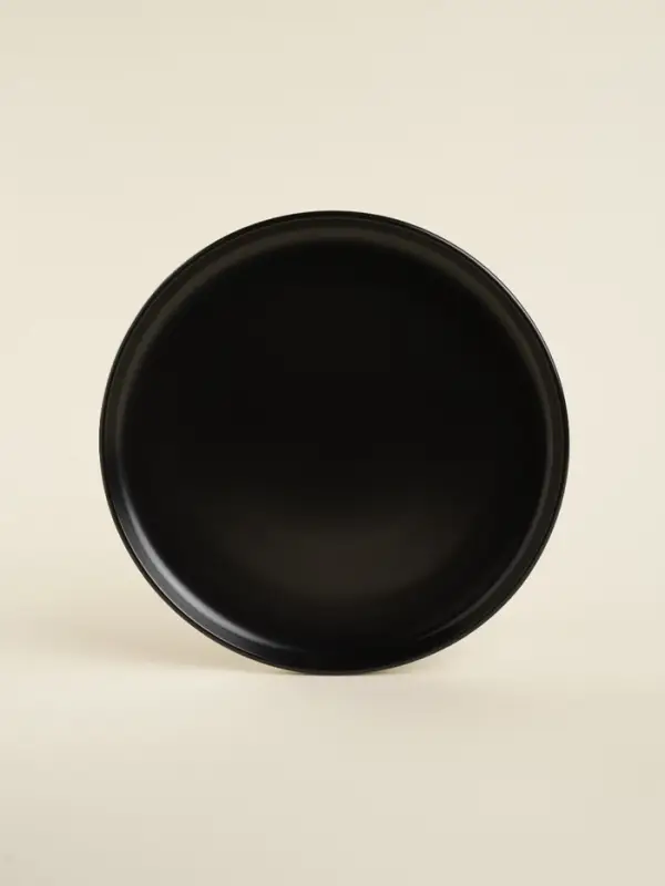 Тарелки SL Home &laquo;Дарк&raquo;, d=25.5 см, фарфор, чёрные