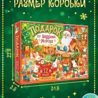 Набор новогодних книг &laquo;Подарок от Дедушки Мороза&raquo;, 12 книг