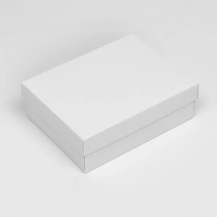 Коробка подарочная складная, упаковка, крышка - дно, белая, 16.5×12.5×5.2 см Коробка подарочная складная, упаковка, крышка - дно, белая, 16.5×12.5×5.2 см