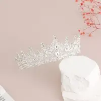 Диадема для волос &laquo;Глория люкс&raquo; 16&times;16&times;7 см, серебро