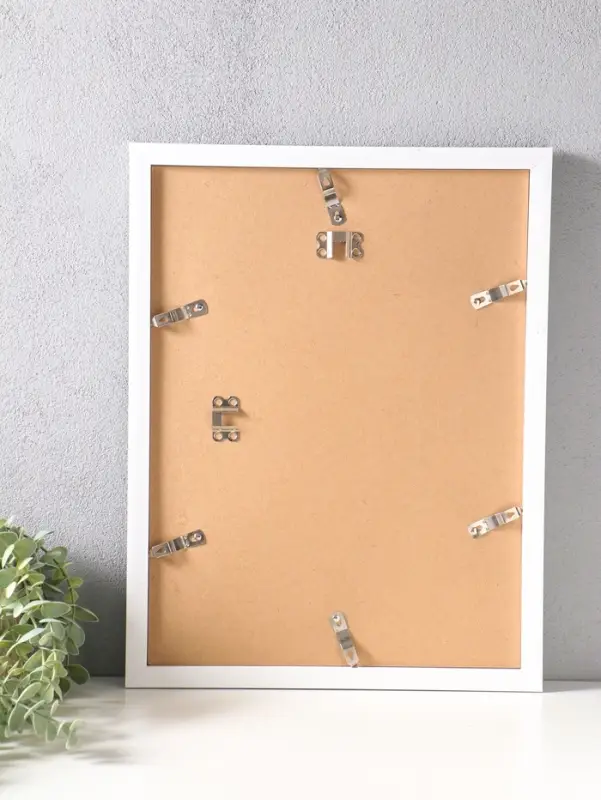 Фоторамка пластик 30х40 см "Остин" бело-серый 44,2х34,2х1,5 см