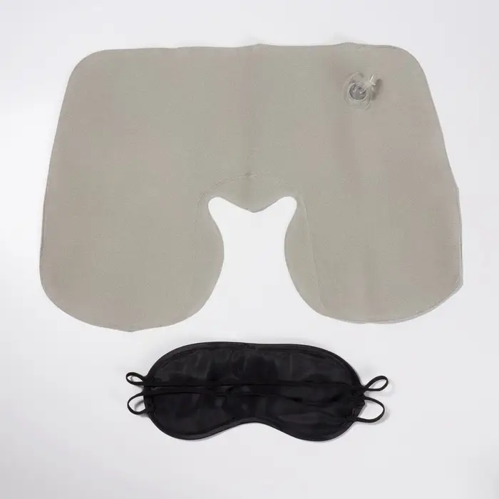 Дорожный набор: подушка для шеи, маска для сна