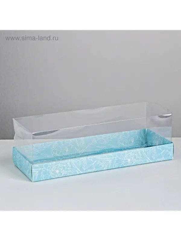Коробка кондитерская Flowers, 26 х 8 х 9.5 см