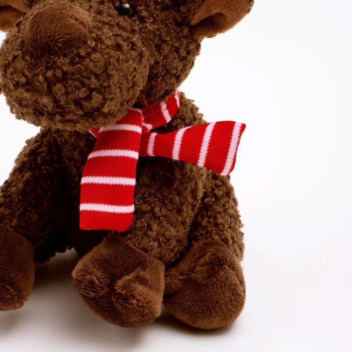 Мягкая игрушка «Олень», 14,5 см, цвет коричневый Мягкая игрушка «Олень», 14,5 см, цвет коричневый