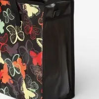 Сумка хоз Бабочки, 40*15*30, отдел на молнии, черный