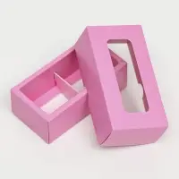 Коробка для 2 конфеты, 10.5×5.5×3.5 см
