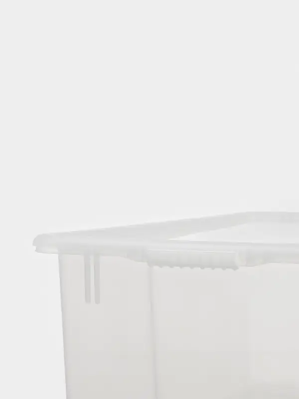 Контейнер для хранения Porter, 50 л, 66&times;42&times;26 см, с крышкой, прозрачный