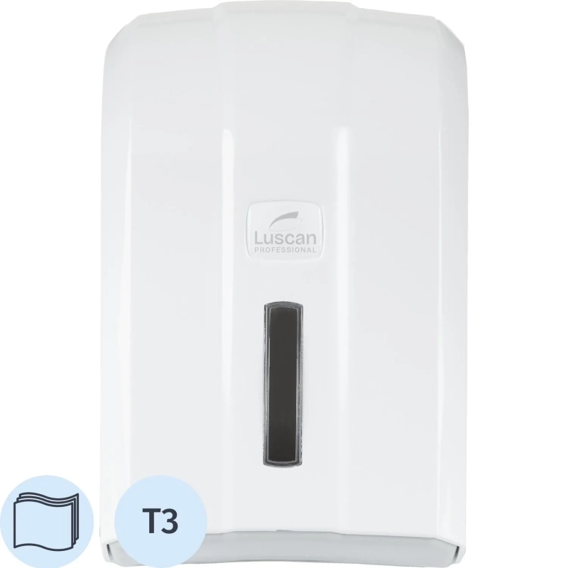 Диспенсер для туалетной бумаги лист Luscan Professional белый