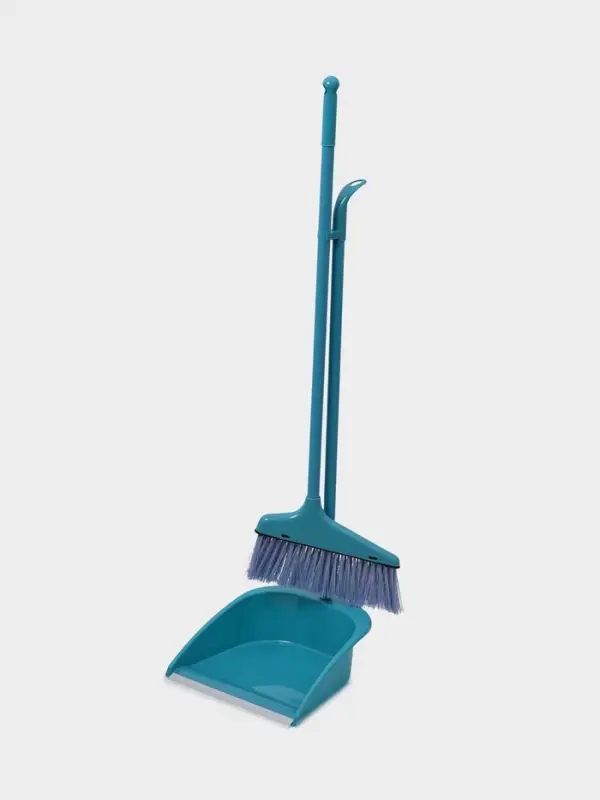 Набор для уборки Доляна: щётка для пола 23&times;78 см, совок 25&times;26&times;71 см, ручки металлические, МИКС