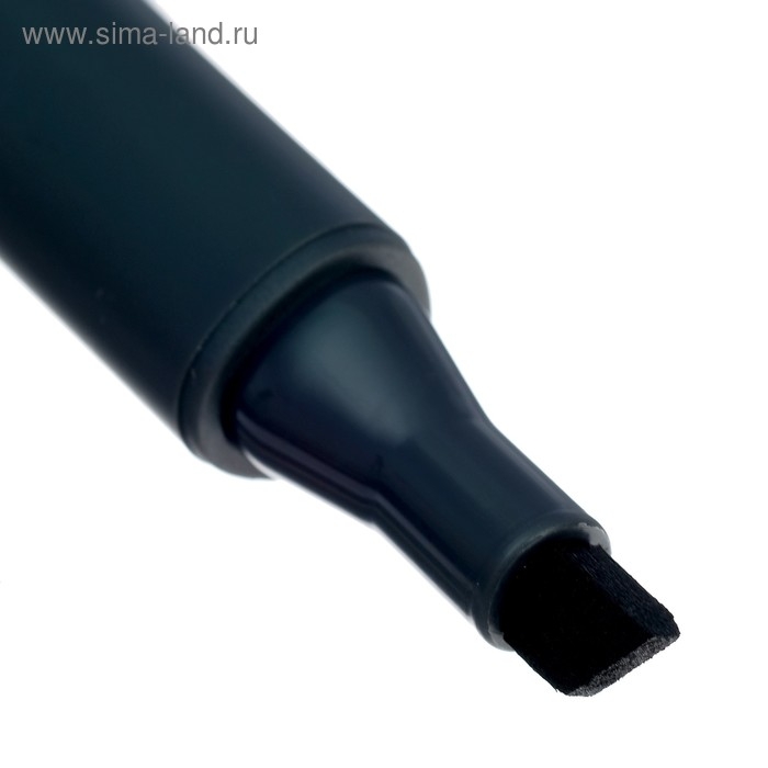 Маркер художественный, ЗХК  Маркер художественный, ЗХК "Сонет" TWIN, двусторонний: пулевидная/скошенная, спиртовая основа, чёрный, 164125-120