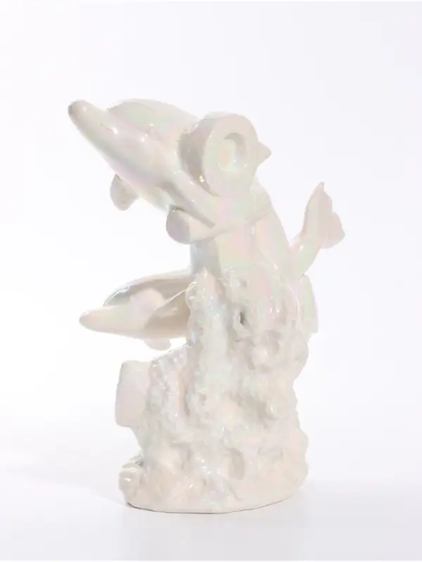 Сувенир керамика &laquo;Дельфины в кораллах&raquo; 20.9&times;13&times;21.6 см