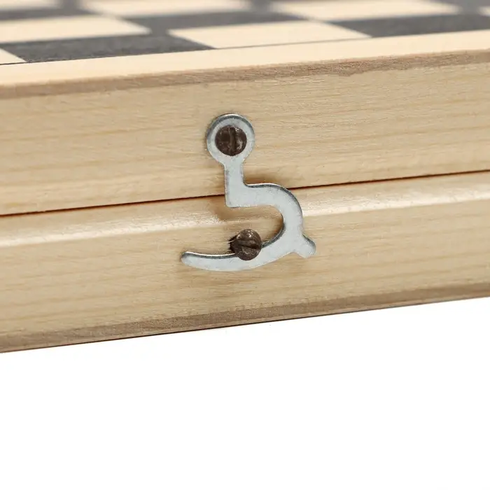 Настольная игра нарды с шашками TAKE IT EASY &laquo;Узор&raquo;, деревянные большие, 50&times;50 см