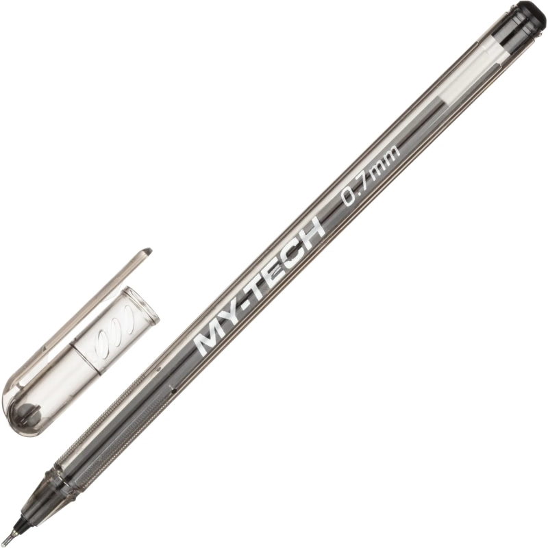 Ручка шариковая неавтомат. PENSAN MY-TECH 0,35мм,масл,черная 2240/25