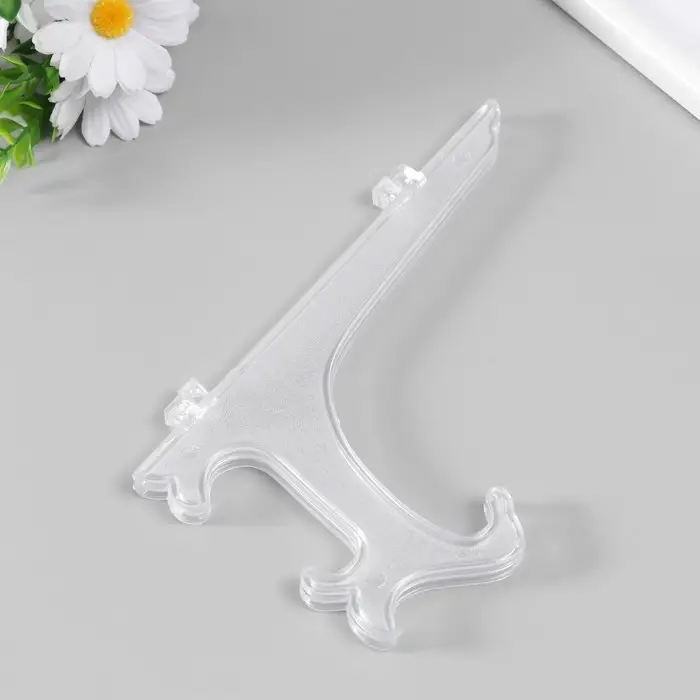 Подставка для тарелок 20 см, прозрачная，для тарелок d=20-23 см