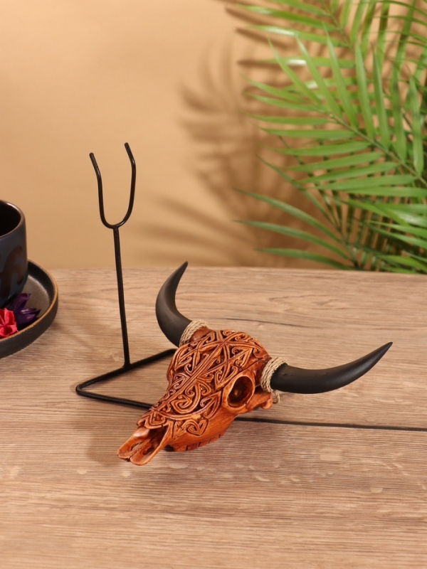 Сувенир «Череп буйвола», на стойке, 18×10×21 см Сувенир «Череп буйвола», на стойке, 18×10×21 см