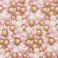 Бумага упаковочная глянцевая &laquo;С Днём Рождения. Шарики&raquo;, 70&times;100 см, 1 лист