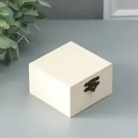 Шкатулка для росписи дерево &laquo;Квадрат&raquo;, 8&times;8&times;5 см, МИКС
