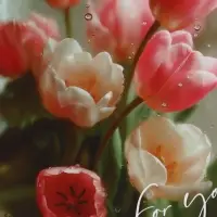 Пакет подарочный &laquo;Для тебя. Цветы&raquo;, 23&times;27&times;11.5 см