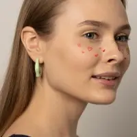 Переводная тату на тело цветная «Веснушки. Купидон», 16×5 см