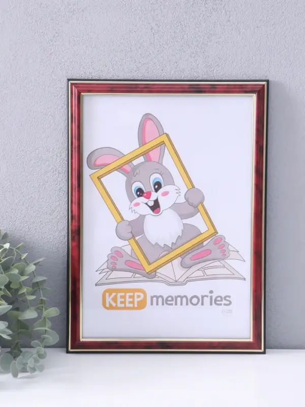 Фоторамка для фото 21&times;30 см Keep memories &laquo;Офис&raquo;, пластик, яшма, (пластиковый экран)