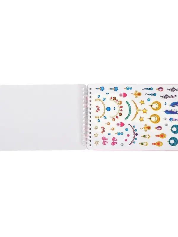 Книга с наклейками и трафаретами &laquo;Альбом визажиста&raquo;