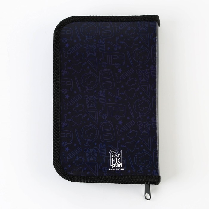 Пенал школьный 1 секция 190×115 лам.карт ПО-02 «Зверята» Пенал школьный 1 секция 190×115 лам.карт ПО-02 «Зверята»