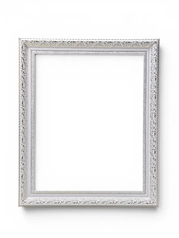Рама для картин и зеркал Elegance de Lumi, 40&times;50 см, пластик, белая с золотом