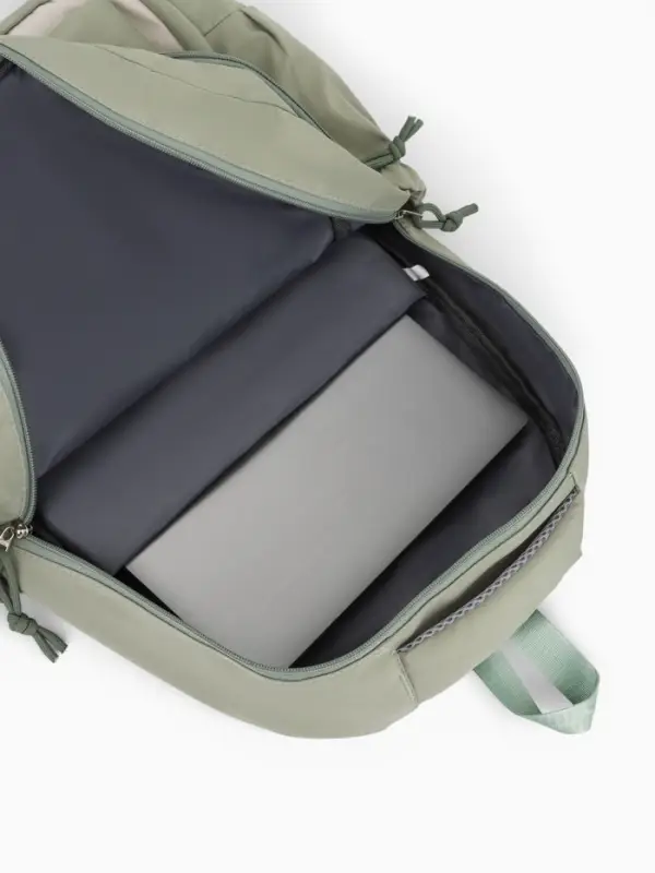 Рюкзак 31*14*44 см, 2 отд. 3 н/карм+пенал, Комби олив/бел