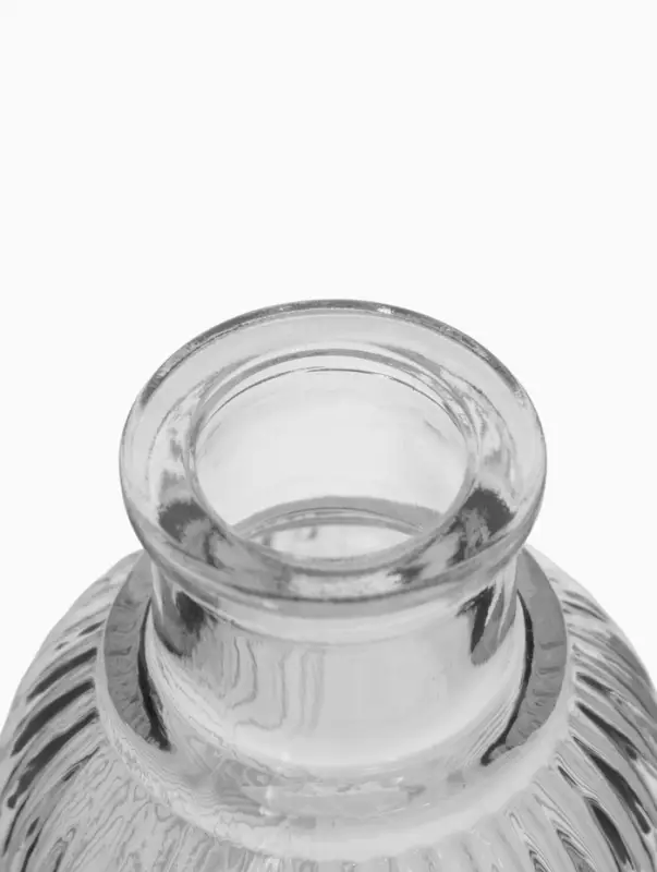 Ваза настольная стекло "Миниатюра" (набор 12 шт) 8-13 см, прозрачный