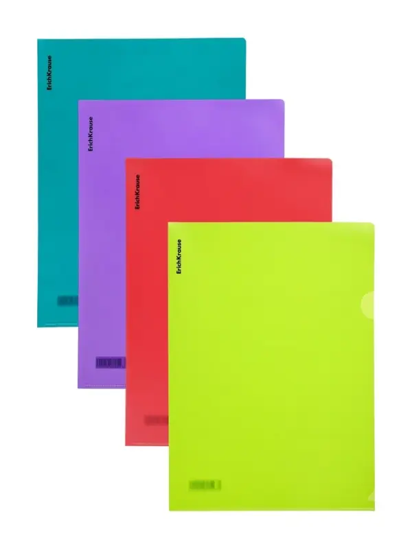 Папка-уголок A4 ErichKrause Matt Reef, непрозрачный, МИКС