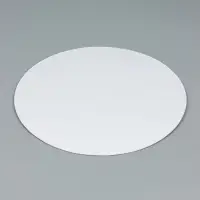 Подложка для торта, 24 см, золото - белая, 0.8 мм